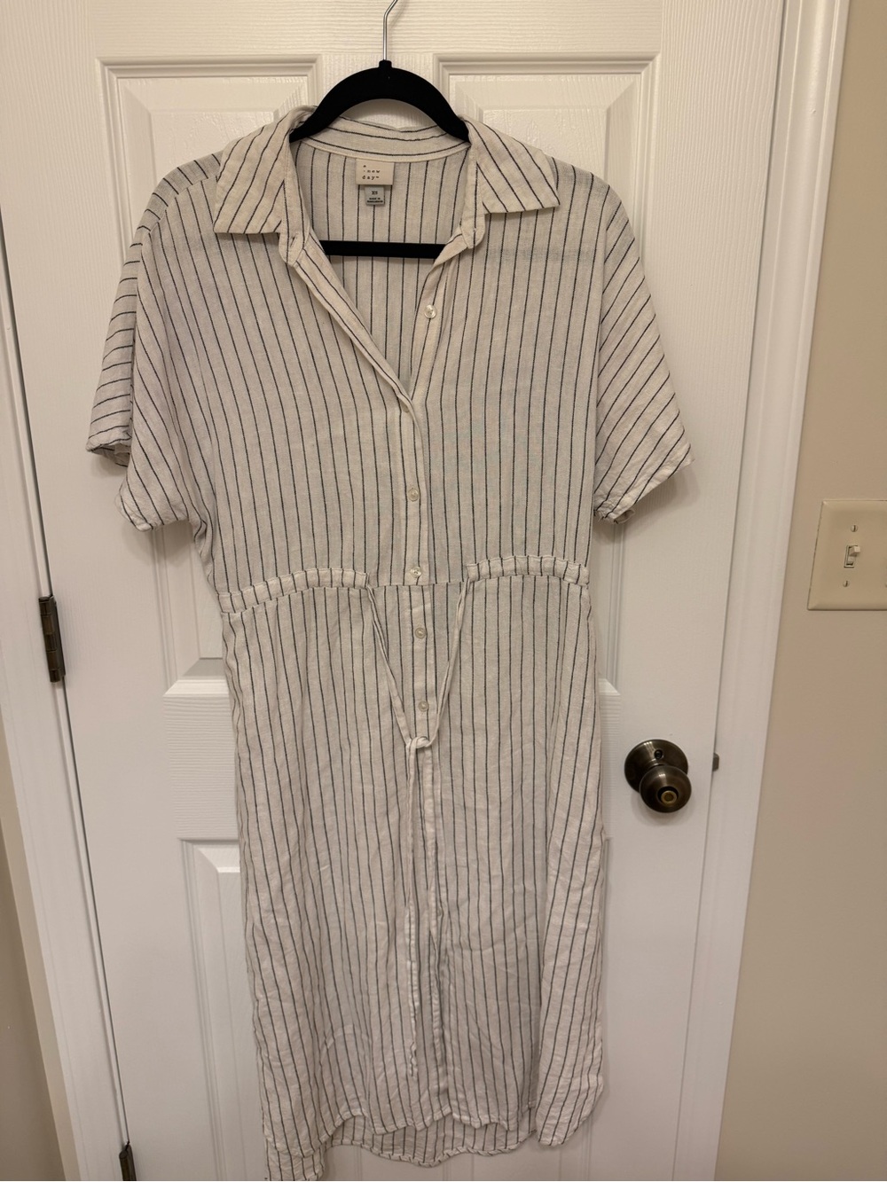 Target A New Day Linen Striped dress